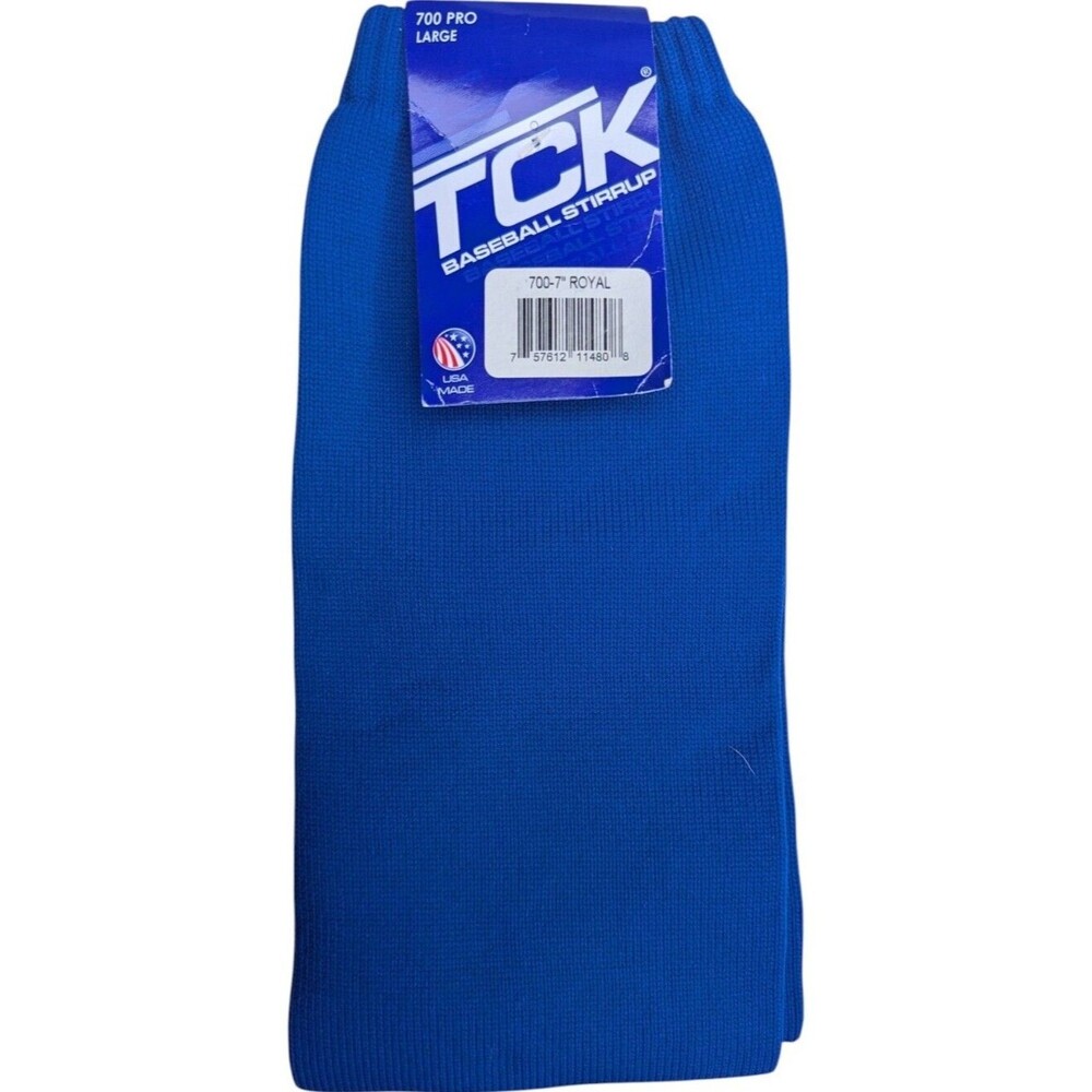 TCK Royal Blue Baseball Stirrup Socks NWT
